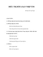 ĐIỀU TRỊ RỐI LOẠN NHỊP TIM pot