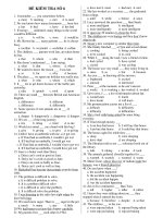 ĐỀ KIỂM TRA SỐ 6 pot