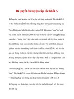 Bí quyết ôn luyện cấp tốc khối A ppsx