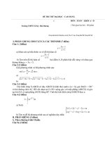 Đề thi thử toán - THPT Tứ Kỳ - Hải Dương pdf