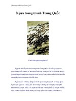 Thư pháp và hội họa Trung Quốc - Cảnh chăn ngựa trong thực tế pps