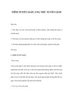 VIÊM TUYẾN GIÁP, UNG THƯ TUYẾN GIÁP ppt
