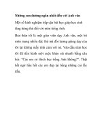 Những con đường ngắn nhất đến với Anh văn pps