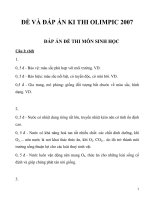 ĐỀ VÀ ĐÁP ÁN KI THI OLIMPIC 2007_ĐÁP ÁN docx