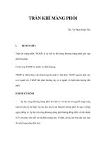 TRÀN KHÍ MÀNG PHỔI docx