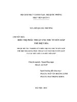Phân tích giá trị của phẫu thuật cắt bỏ tuyến giáp điều trị ung thư tuyến giáp thể biệt hoá