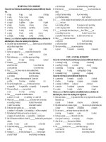 ĐỀ KIỂM TRA: UNIT 1- HOMELIFE pot