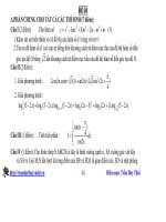 ĐỀ LUYỆN THI CẤP TỐC MÔN TOÁN 2011 - ĐỀ SỐ 10 potx