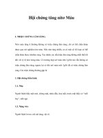 Hội chứng tăng nitơ Máu potx