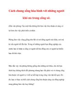 Cách chung sống hòa bình với những người khó ưa trong công sở pdf