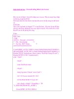 Giáo trình tin học : Firewall chống DDoS cho Forum docx