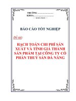 BÁO CÁO TỐT NGHIỆP:
