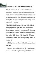 Nhà Trần (1225 - 1400) - những điều thú vị! ppt