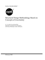 structural design methodology based on concepts of uncertainty