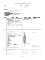 UNIT 9 : DESERTS Section A_ READING pps