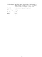 Giáo trình : KỸ THUẬT LÊN MEN THỰC PHẨM CỔ TRUYỀN VIỆT NAM VÀ CÁC NƯỚC TRONG VÙNG part 4 doc