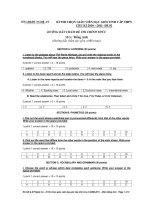 KÌ THI CHỌN GIÁO VIÊN DẠY GIỎI TỈNH CẤP THPT CHU KÌ 2010 – 2011- ĐỀ 02 pptx