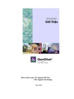 Chương trình xử lý số liệu Gen Stat pdf