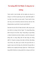 Tư tưởng Hồ Chí Minh về công tác tư tưởng docx