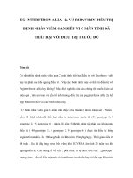 EG-INTERFERON ALFA -2a VÀ RIBAVIRIN ĐIỀU TRỊ BỆNH NHÂN VIÊM GAN SIÊU VI C MÃN TÍNH ĐÃ THẤT BẠI VỚI ĐIỀU TRỊ TRƯỚC ĐÓ potx
