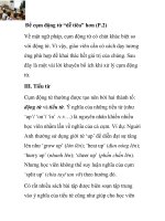 Để cụm động từ “dễ tiêu” hơn (P.2) pdf