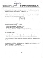 Nhập môn phương pháp tính - Đề thi K33 năm 2 ppsx