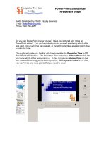 PowerPoint Slideshow Presenter View pot