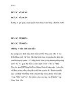 Danh y HOÀNG VĂN UẨN pptx