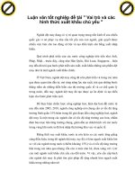 Luận văn tốt nghiệp đề tài 