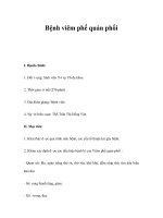 Bệnh viêm phế quản phổi ppt