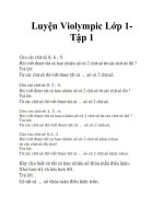 Luyện Violympic Lớp 1_3 doc