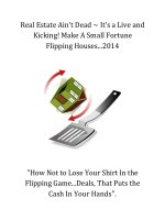 real estate ain dead its a live and kicking make a small fortune flipping houses 2014