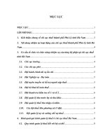 cơ cấu và hoạt động của chi cục thuế thành phố phủ lý tỉnh hà nam