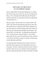 Các nguồn nước khoáng & nước nóng Việt Nam - NHỮNG ĐIỀU GIẢI THÍCH CHUNG VỀ CÁCH TRÌNH BÀY DANH BẠ pptx