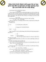 Giáo trình hình thành mối quan hệ cơ học giữa trái đất và mặt trời và hiện tượng mọc lặn của thiên thể do nhật động p1 ppsx