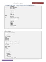 BÀI TẬP VỀ PIC 16F877 pptx