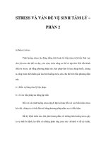 STRESS VÀ VẤN ĐỀ VỆ SINH TÂM LÝ – PHẦN 2 ppt