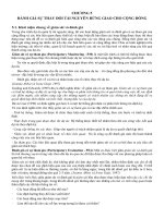 BÀI GIẢNG LÂM NGHIỆP CỘNG ĐỒNG - CHƯƠNG 5 ĐÁNH GIÁ SỰ THAY ĐỔI TÀI NGUYÊN RỪNG GIAO CHO CỘNG ĐỒNG doc