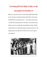 Tư tưởng Hồ Chí Minh về đức và tài của người cán bộ dân cử ppsx