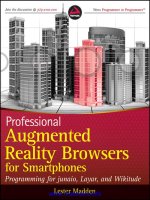 professional augmented reality browsers for smartphones