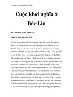 Cách mạng và phản cách mạng ở Đức - Cuộc khởi nghĩa ở Béc-Lin pot