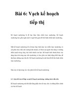 Giáo trình Nghiên cứu thị trường Công nghệ thông tin - Bài 6 pps