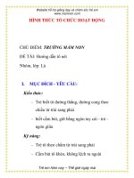 Giáo án mầm non chương trình đổi mới: Hướng dẫn tô nét pdf