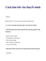 Cách làm bài văn thuyết minh_2 ppt
