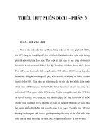 THIẾU HỤT MIỄN DỊCH – PHẦN 3 ppsx