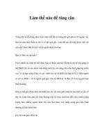 Làm thế nào để tăng cân pps