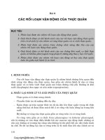 Các rối loạn vận động của thực quản pps