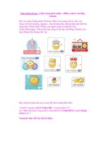 Giáo trình tin học : Chèn trạng thái online - offline yahoo vào blog, website Khi vào blog,website potx