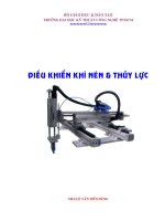 Giáo trình ĐIỀU KHIỂN KHÍ NÉN và THỦY LỰC part 1 pps