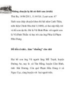 Những chuyện lạ thi cử thời xưa (trích) pptx